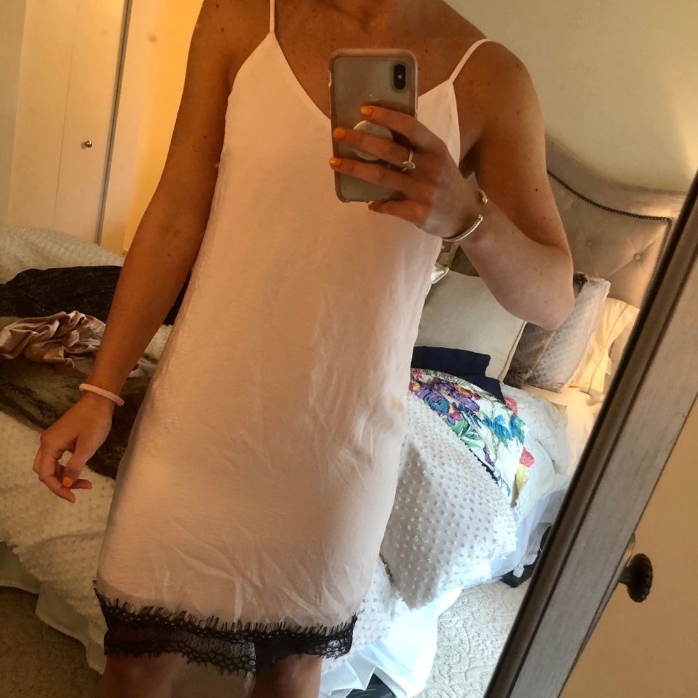 NWT Lingerie Inspired Shift Dress